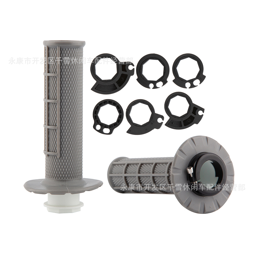 Puños de manillar universales con función de autobloqueo, aptos para motocicletas todoterreno KTM, Honda, Kawasaki, Yamaha GAS.