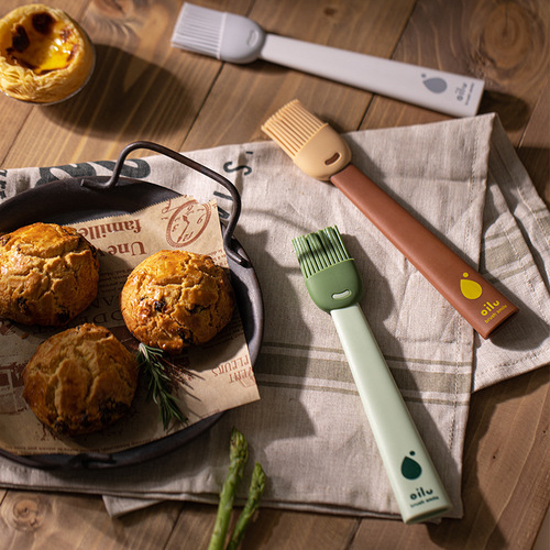 High temperature resistant oil brush kitchen pancake oil brush household non-shedding silicone barbecue baked food edible small brush