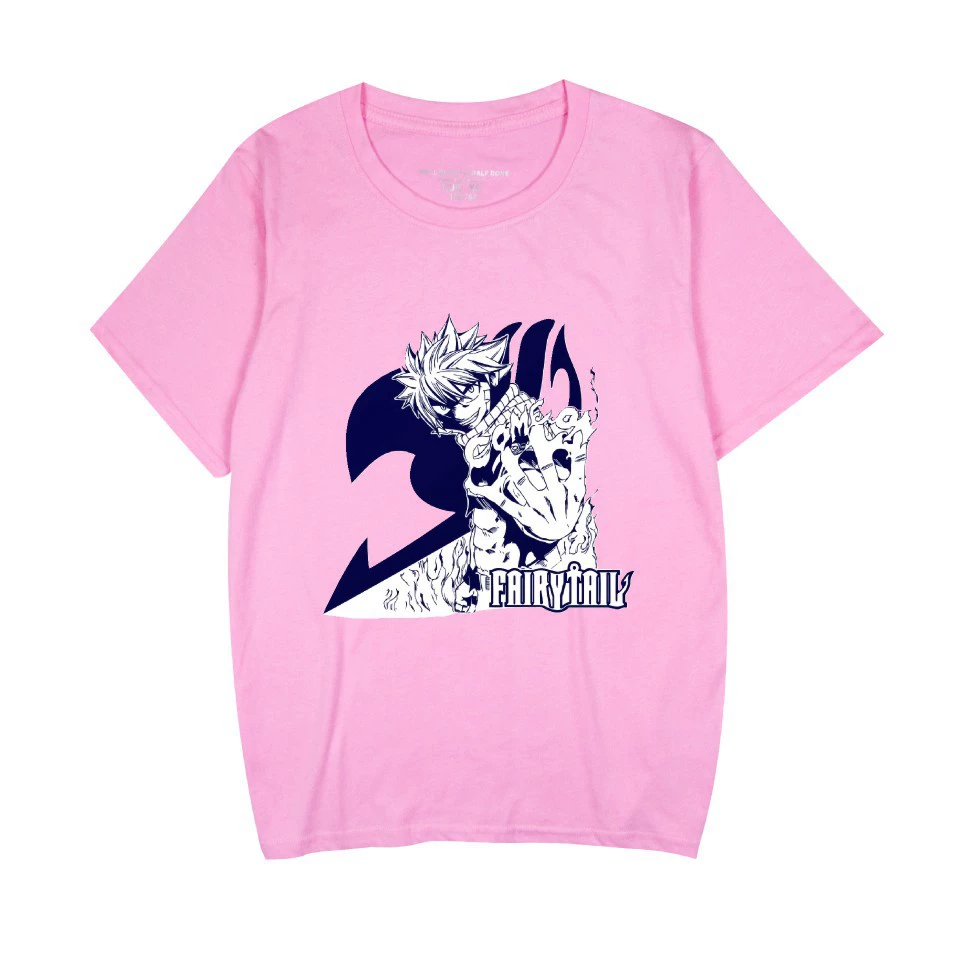 Мультяшный японский комикс новый товар Fairy Tail Fairy Tail Внешняя торговля периферийный экспорт кроссбордер короткий рукав футболка для мужчин и женщин