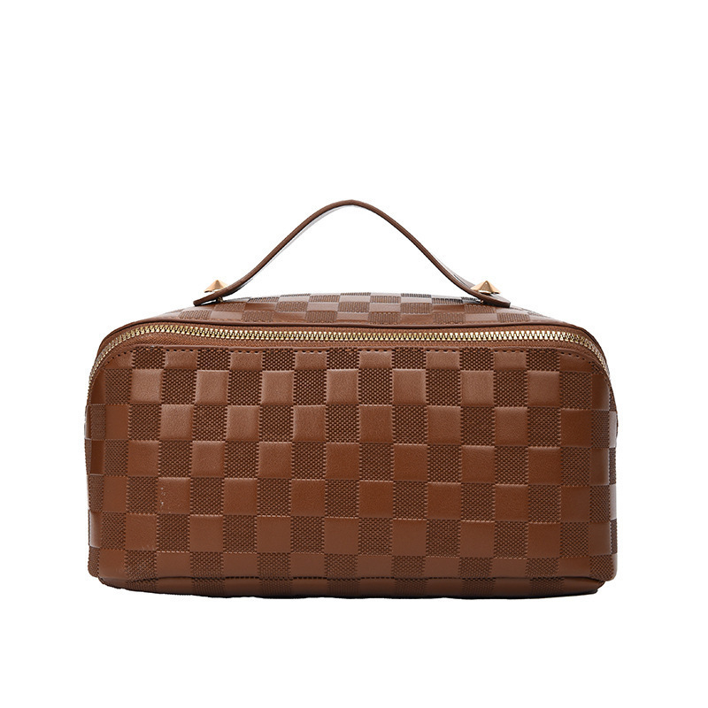 Borsa da viaggio portatile per cosmetici, grande capacità, custodia per cosmetici, stile fisarmonica in PU, per trucco da donna_voghion.com