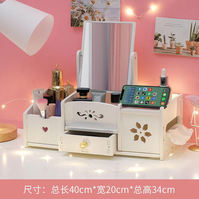 Espejo espejo de maquillaje tocador espejo de tocador escritorio de escritorio hogar dormitorio de estudiantes simple red de Internet nube espejo grande