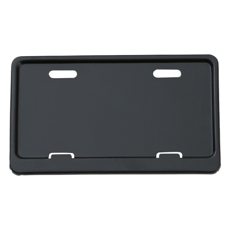Marco de placa de licencia transfronterizo Marco de placa de licencia estándar americano extranjero Soporte de placa de aleación de aluminio