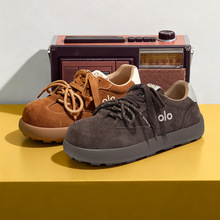 超百搭厚底小白鞋女秋季新款复古休闲板鞋系带显高潮流活力女单鞋