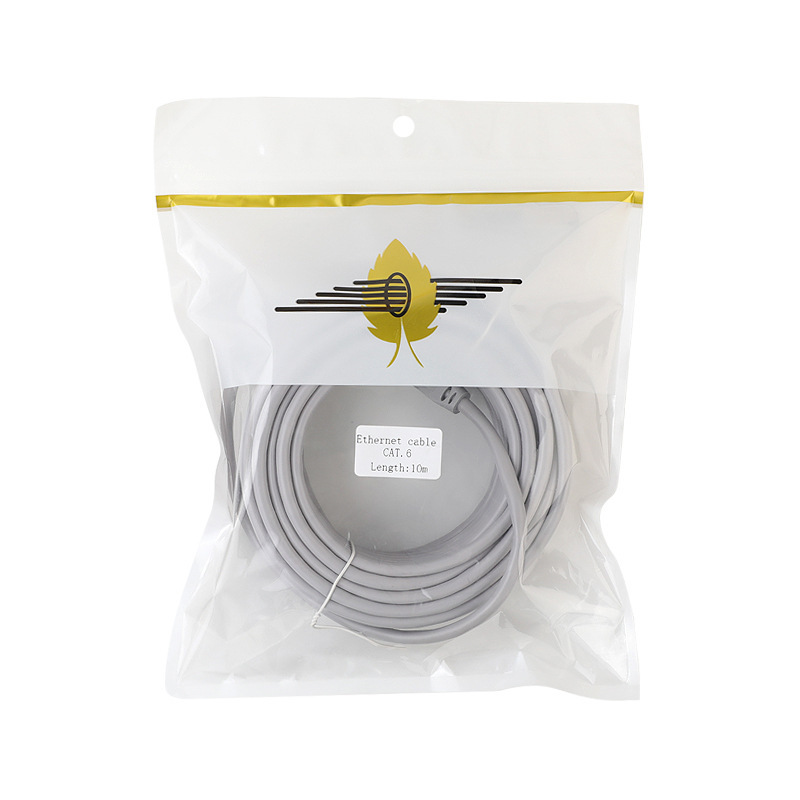 Super six CAT6E computer network cable router connection line broadband line finished jumper FTP single shield network cable Super six CAT6E computer network cable router connection line broadband line finished jumper FTP single shield network cable