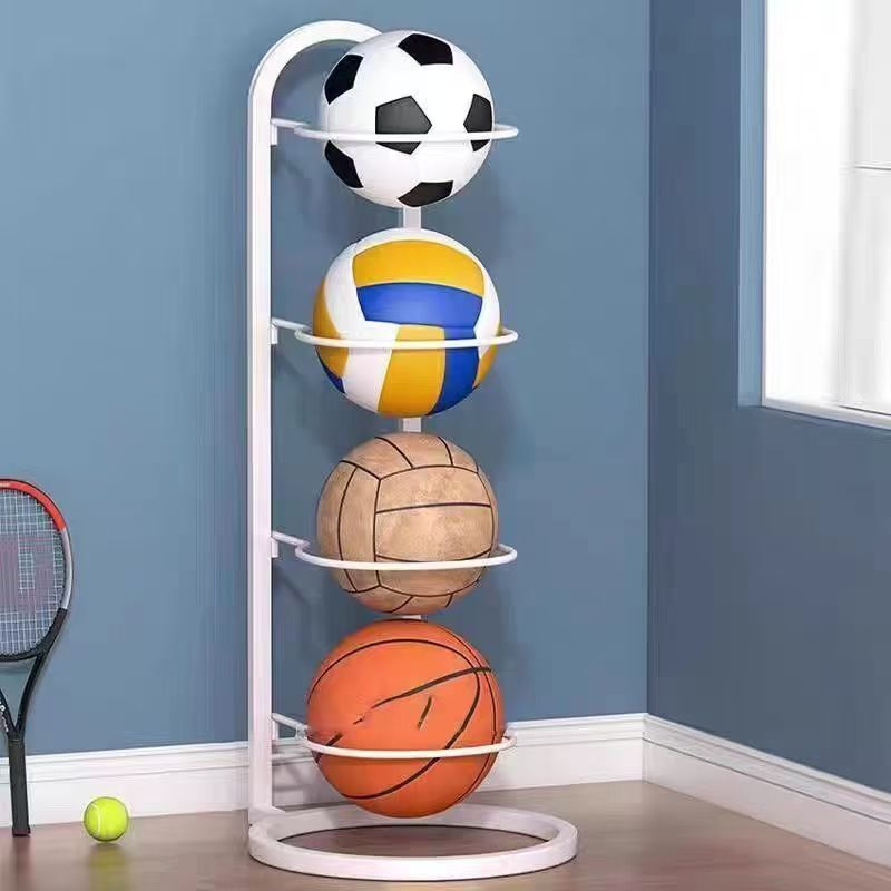 Folding Basketball Storage Rack for Home Use, Simple Football and Volleyball Organizer Rack, Children's Ball Storage Display Rack Folding Basketball Storage Rack for Home Use, Simple Football and Volleyball Organizer Rack, Children's Ball Storage Display Rack