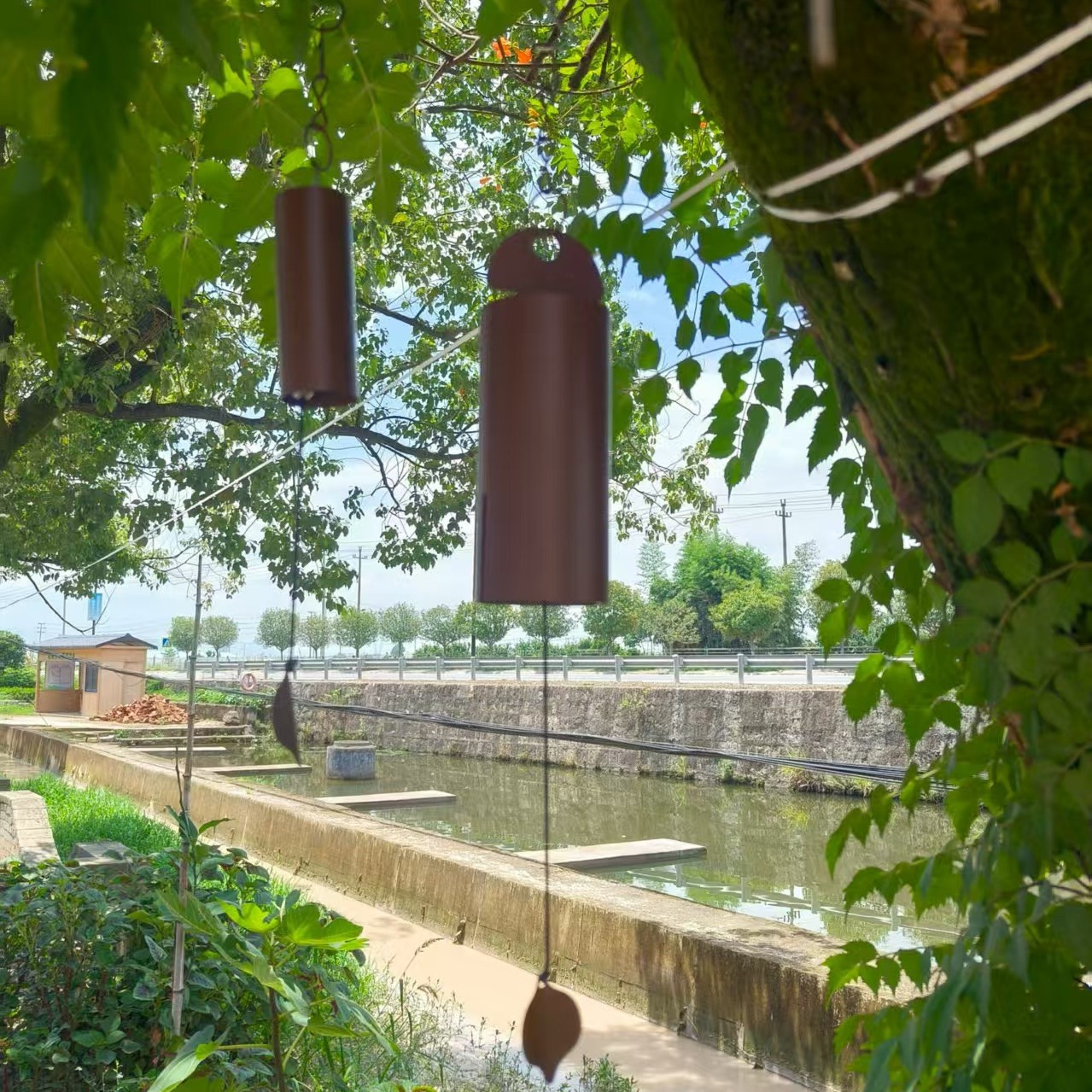 Grensoverschrijdende bestseller Heroic Windbell, vintage tuinbel met mooi geluid, metalen uitvoering_voghion.com