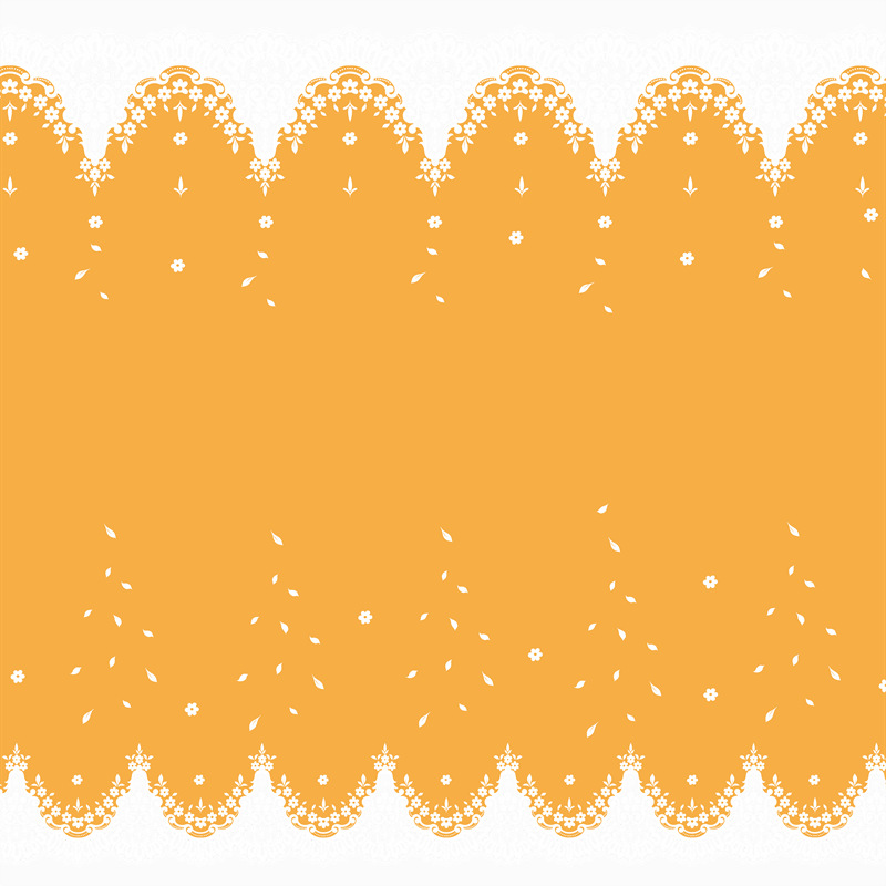 07 naranja y amarillo; 58 × 58 cm