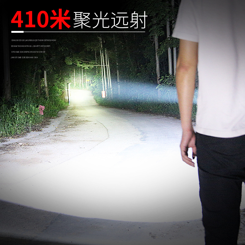 Shenhuo transfronteriza fuerte luz LED Gran Reflector multifuncional lámpara portátil USB carga con salida de emergencia al aire libre reflector