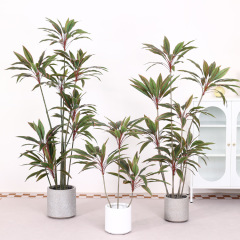 北欧シミュレーション緑植盆栽小葉ビロード室内客間偽植物高級贅沢装飾盆栽