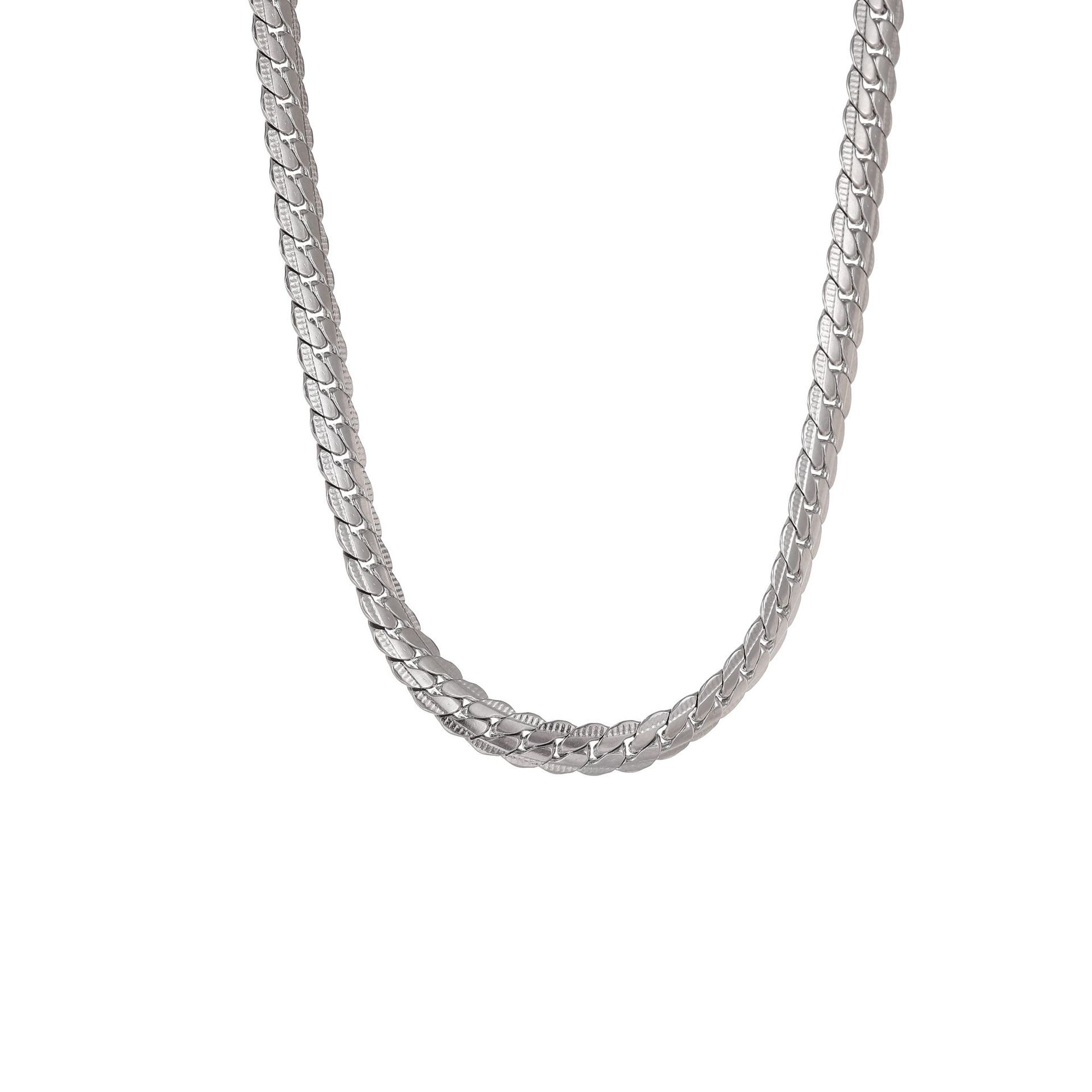 Unisex Gender Plating Design Fashion Geometric Titanium Steel Plating Unisex Necklace 1 Piece