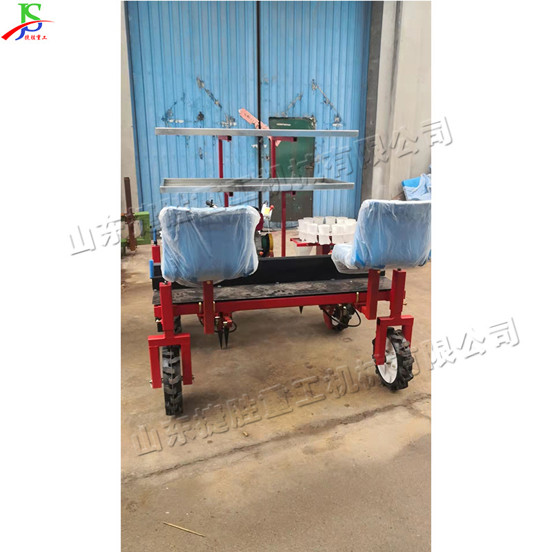 蔬菜大棚种植秧苗移栽机 自走式秧苗种植机 手扶式辣椒苗栽种机