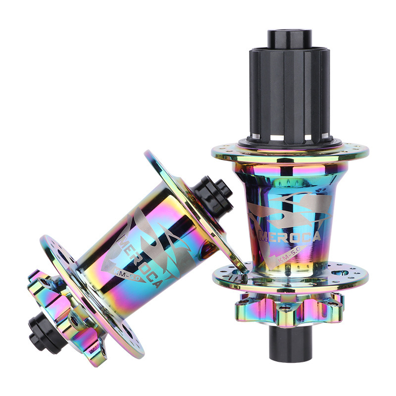 MEROCA delantero 2 trasero 5 Peilin flor tambor montaña bicicleta de freno de disco flor tambor de liberación rápida barril eje 32 agujero seis uñas flor tambor