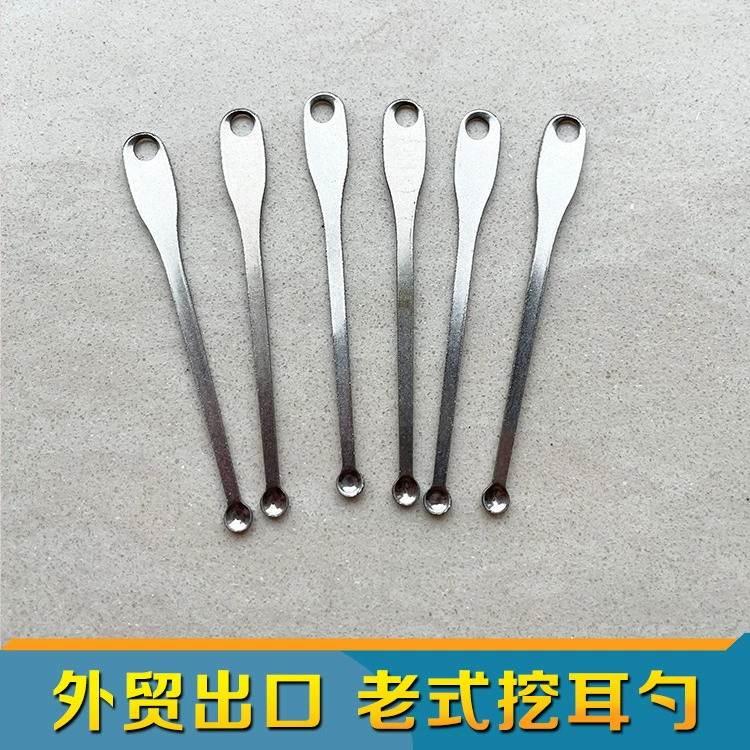 В 1980-х годах из нержавеющей стали старомодная круглая головка ушная ложка ушная ложка ушная ложка ушная ложка