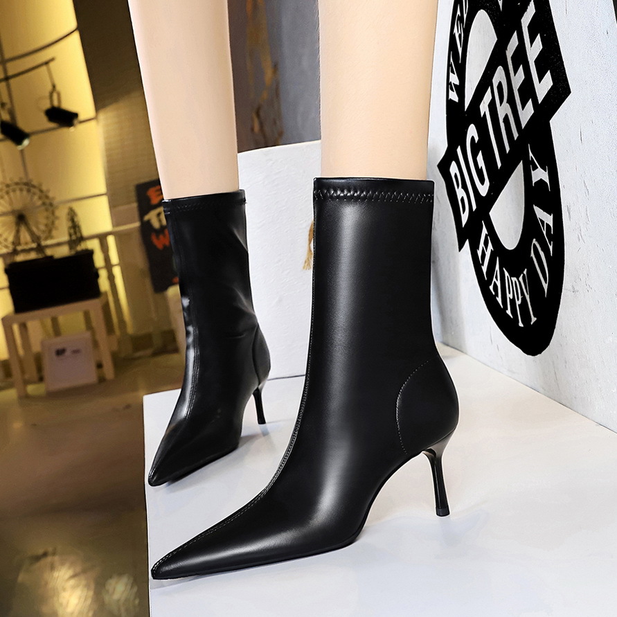 Elegant Women's Pointed Toe Stiletto Over The Knee Boots_voghion.com