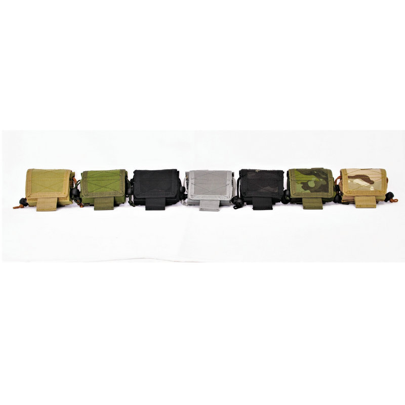 Nueva táctica Molle bolsa de reciclaje plegable Cordura bolsa accesorio multifuncional bolsa de almacenamiento al aire libre