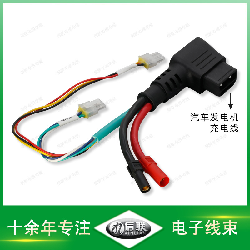 Car Generator Charging Cable 2+6 Charging Port Socket Connection Cable Various Car Electric Motorcycle Charging Cables