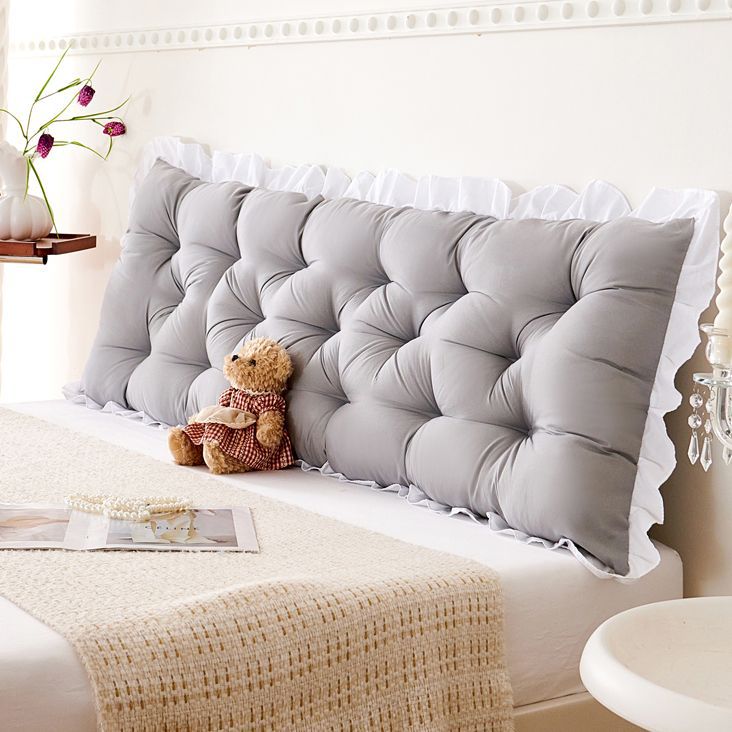 Cojín de cabecera dormitorio princesa ins almohada respaldo de cama tatami bolso suave sofá de dormitorio protección de cintura anticolisión
