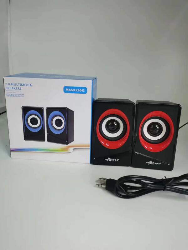 新型の越境コンピュータの音響のデスクトップの家庭用ノートパソコンの有線の小さいスピーカーのデスクトップの重いサブウーファのスピーカーの卸売り|undefined