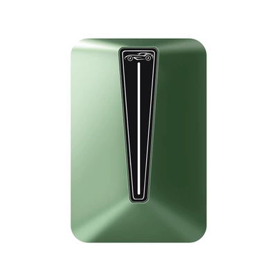 Elektrikli avtomobil şarj cihazları Single-Gun Ac Charging Station for New Energy - e-type-green-lacquer-shell