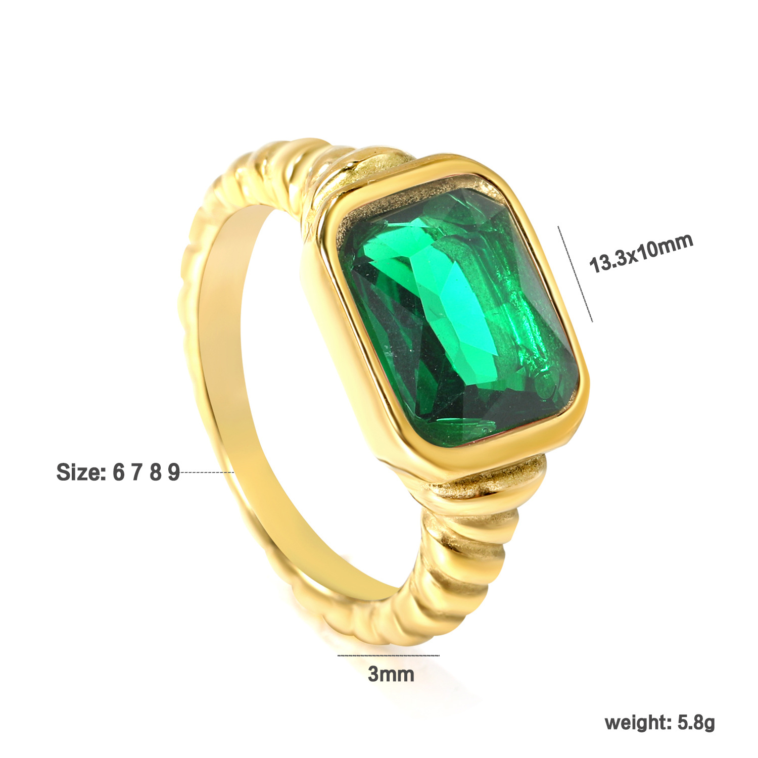 Green Diamond Gold RI1461J