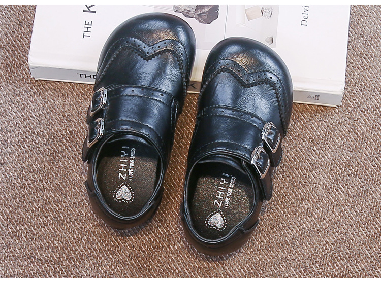 Scarpe in pelle per ragazzi stile britannico comode eleganti_voghion.com