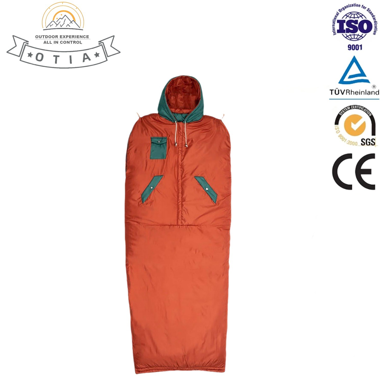 야외 양면 결합 침낭 성인 경량 캠핑 하이킹 여행 침낭