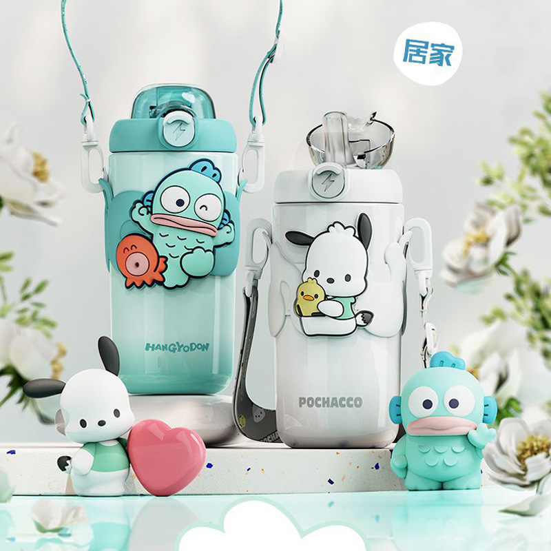 Sanrio coolomi taza de agua para niños taza de termo para estudiantes para niñas de la escuela 316 hervidor de agua de calidad alimentaria niñas