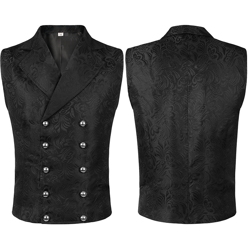 New Men's Medieval Costume Vintage Gothic Long Dress Vest for Halloween - Amazon Wish 2023