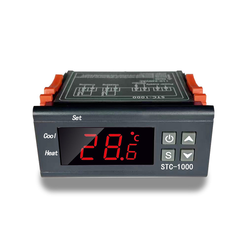 STC-1000 factory direct refrigerator temperature controller cooling and heating alarm digital intelligent thermostat