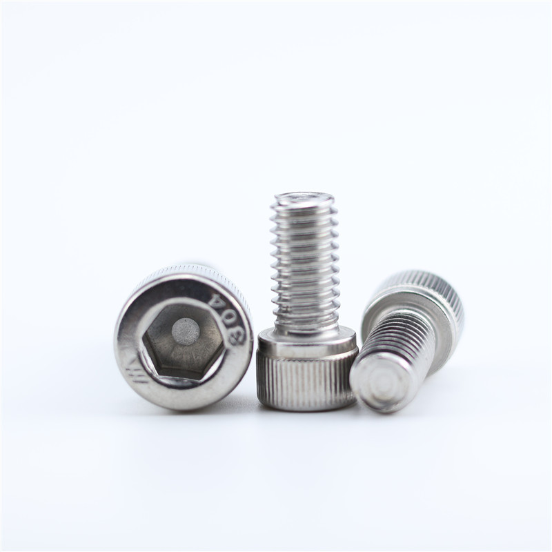 304ステンレス鋼六角穴付きネジカップヘッドDIN912円筒頭精密M1.4M1.6M2M2.5M3M4M5