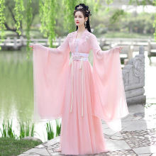 粉色显白樱花汉服女装2025新款古装仙气古风大袖襦古典舞蹈演出服