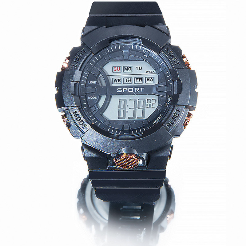 Nuevo simple estudiante deportes LED reloj electrónico niños luminosos hombres y mujeres multi-funcional reloj electrónico en stock al por mayor