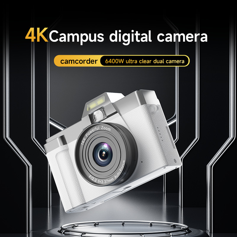 Cross-border e-commerce digital camera video camera CCD full HD 4K with flip HD screen 4K micro single