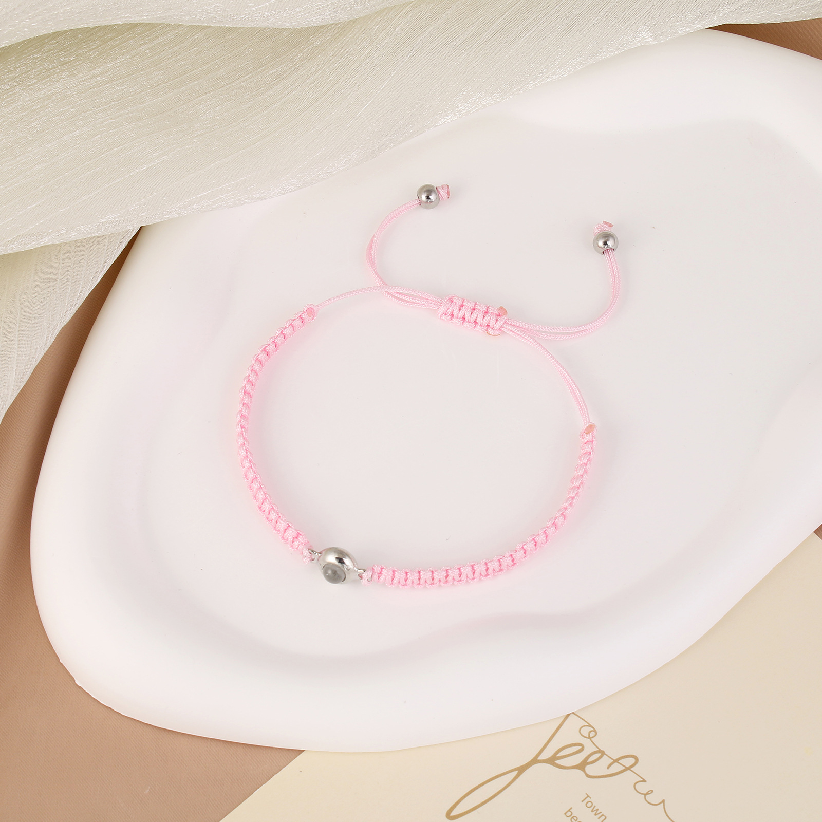 Simple Style Geometric Alloy Mixed materials Handmade Unisex Bracelets 1 Piece