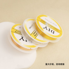 保色铜丝线手工diy金丝软线手链串珠线项链穿珠铜线缠绕定型批发