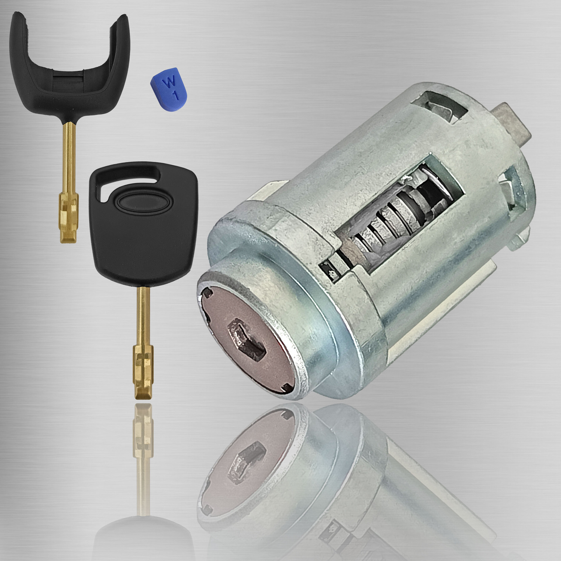 Para Ford Old Mondeo Cerradura de la puerta izquierda 2 llaves Mondeo Cerradura central accesorios de automóviles