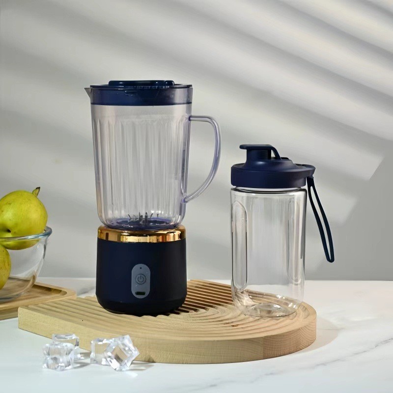 Dark blue double cup 1500mh battery [english packaging]