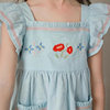 Skirt, dress with pockets, small princess costume, summer clothing, for 3-8 years old