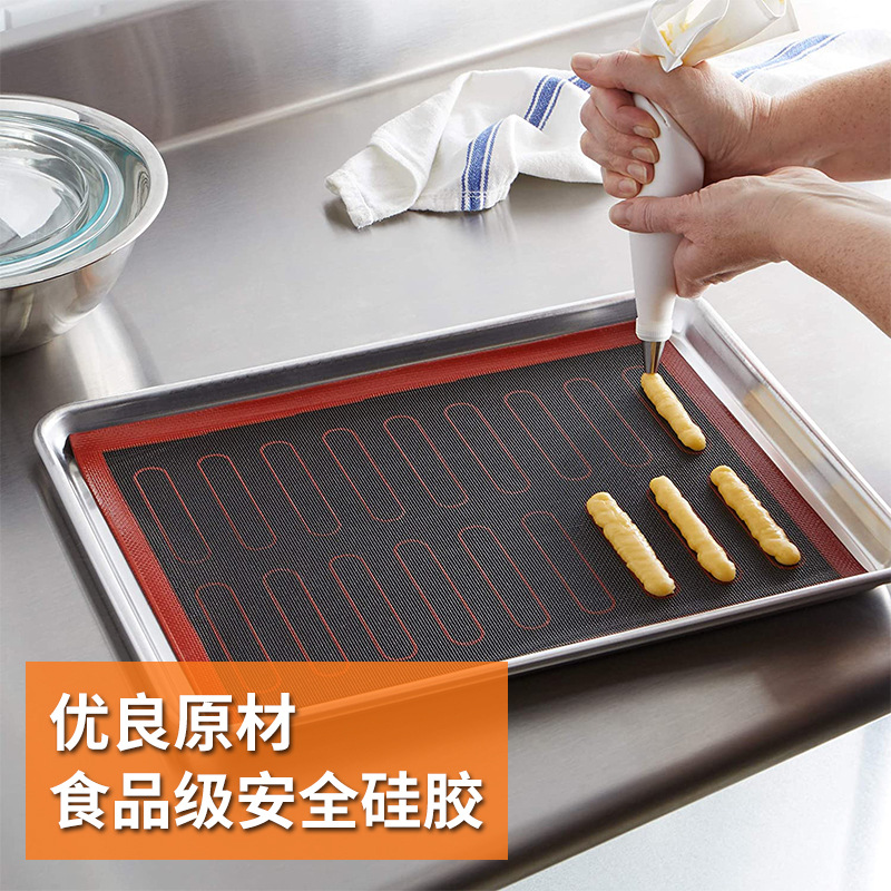 Silicona Hollow hornear estera de fibra de vidrio hornear pan estera galleta puff estera hornear horno Mat nano hornear Mat mat