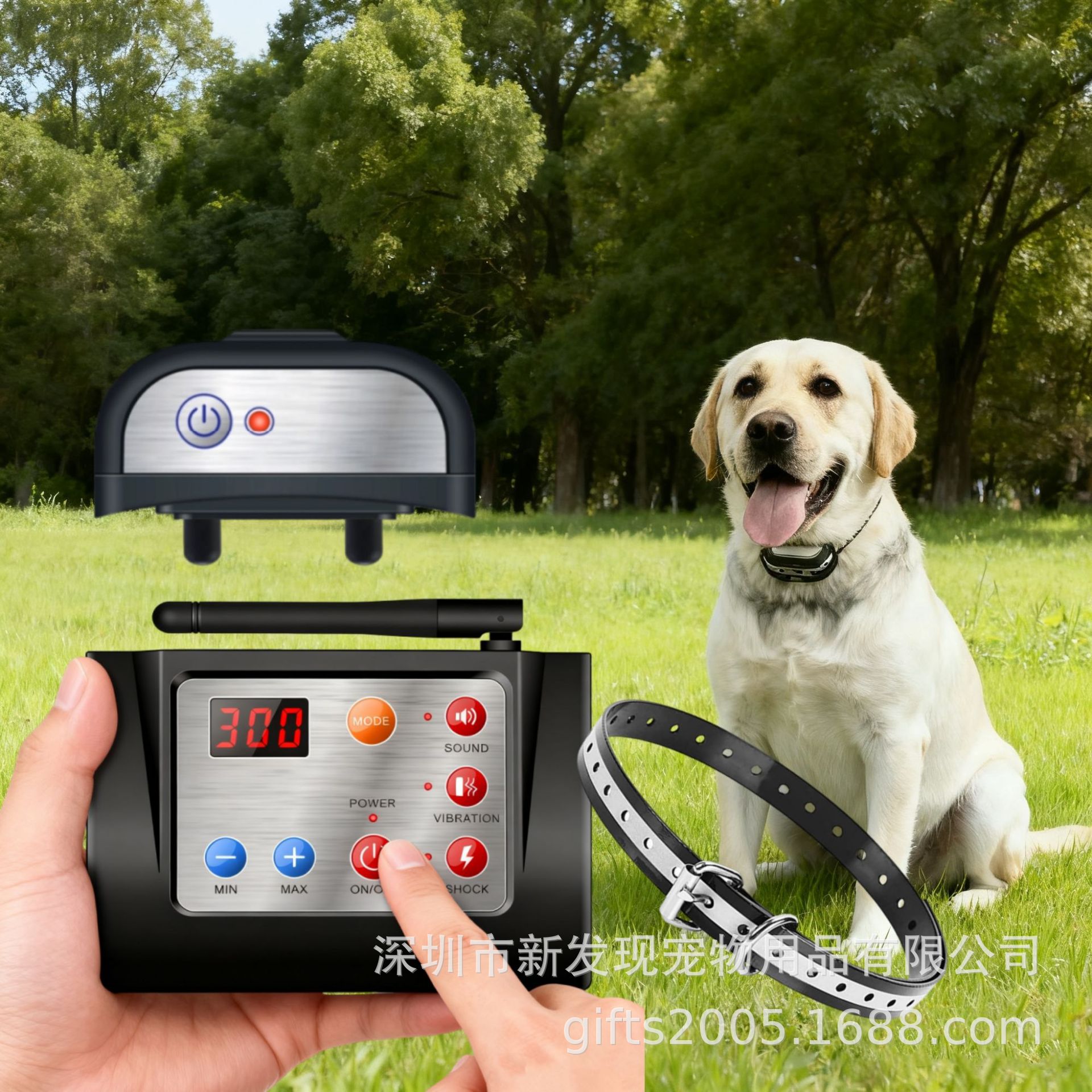 Wireless Remote Control Pet Electronic Fence Dog Training Device Anti-Barking Device Dog Fence Pet Supplies