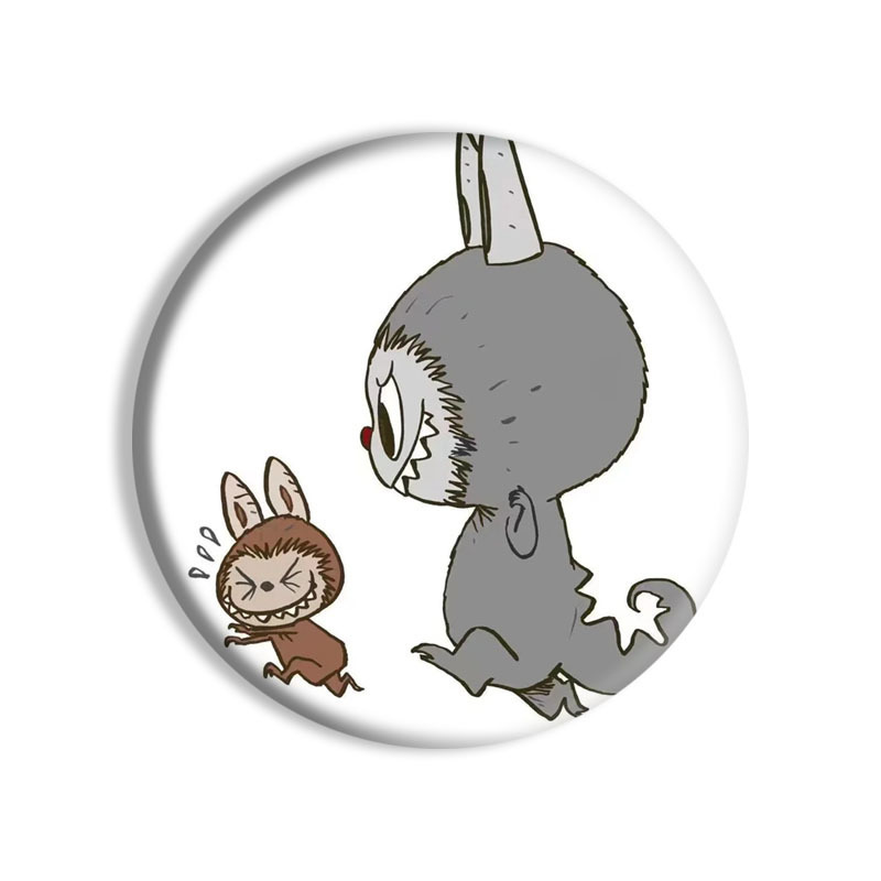 labubu かわいい漫画アニメーション周辺クリエイティブキャラクターバッジ|undefined