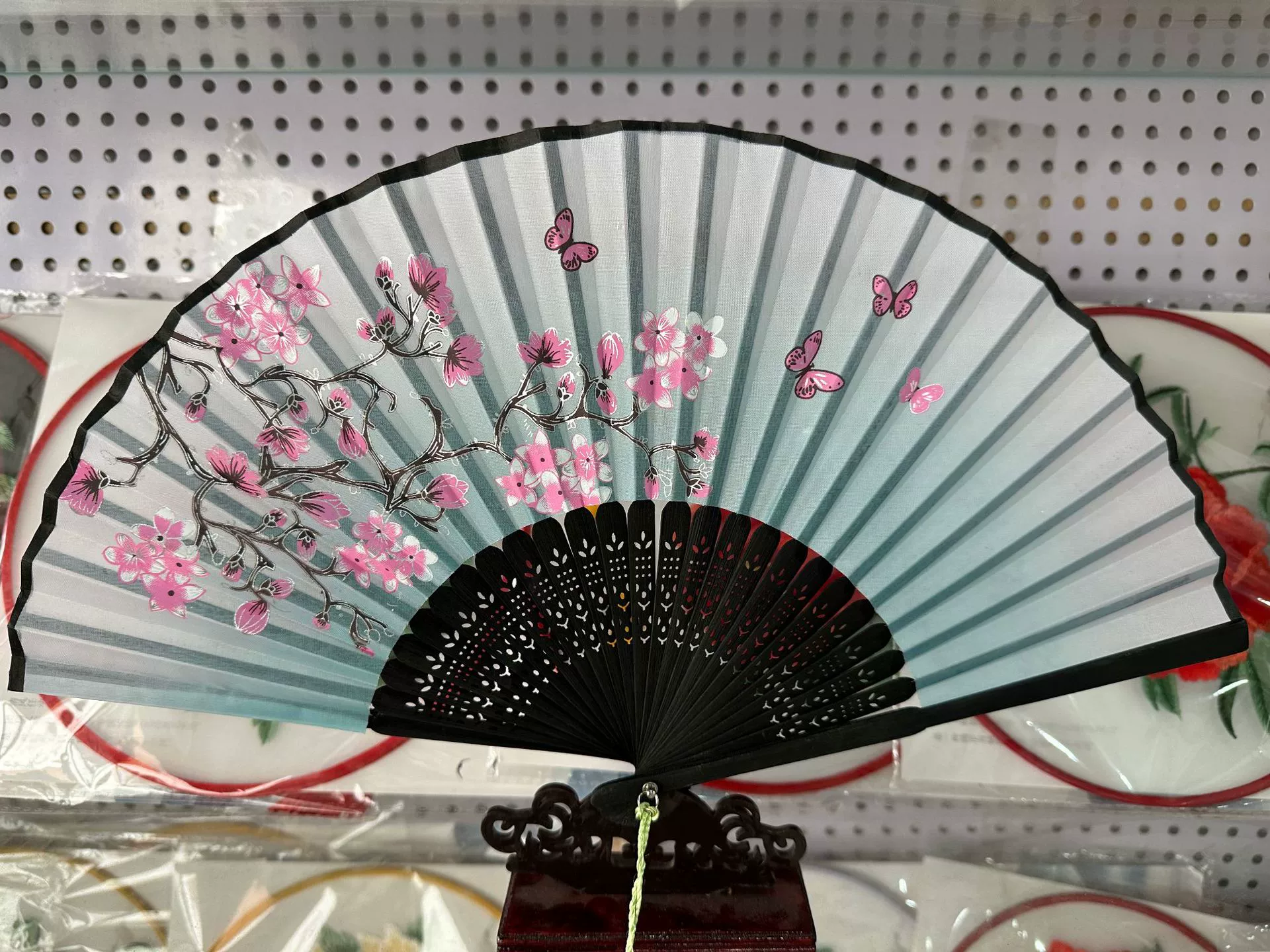 Folding Hand Fan Hanfu Style, Silk-screen Print, High-definition Patterns, Fine Workmanship