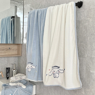 Sanrio Yugui Dog Wash Face Towel Dry Hair Cap is Women Wearable and Wrap Adult Children Cartoon Bath Towel