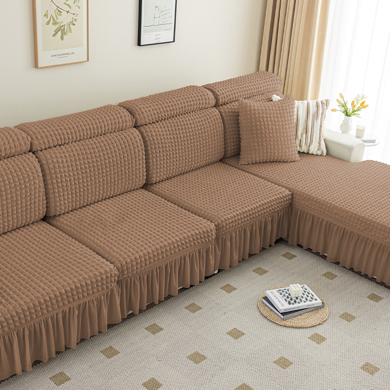 Transfronterizos para cubrir el sofá de espuma, cubierta antideslizante de cuatro estaciones, todo incluido, sofá elástico general, casa gruesa