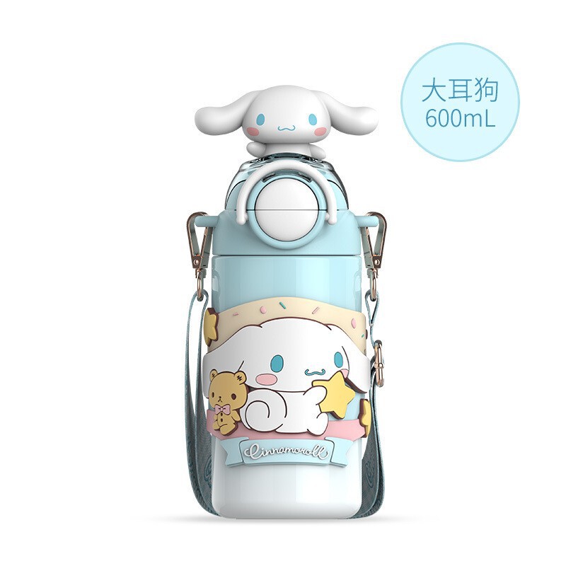 サンリオ ハローキティ 子供用魔法瓶カップ ポータブル ストローカップ 316 ステンレス鋼 高価値ウォーターカップ 学生カップ|undefined