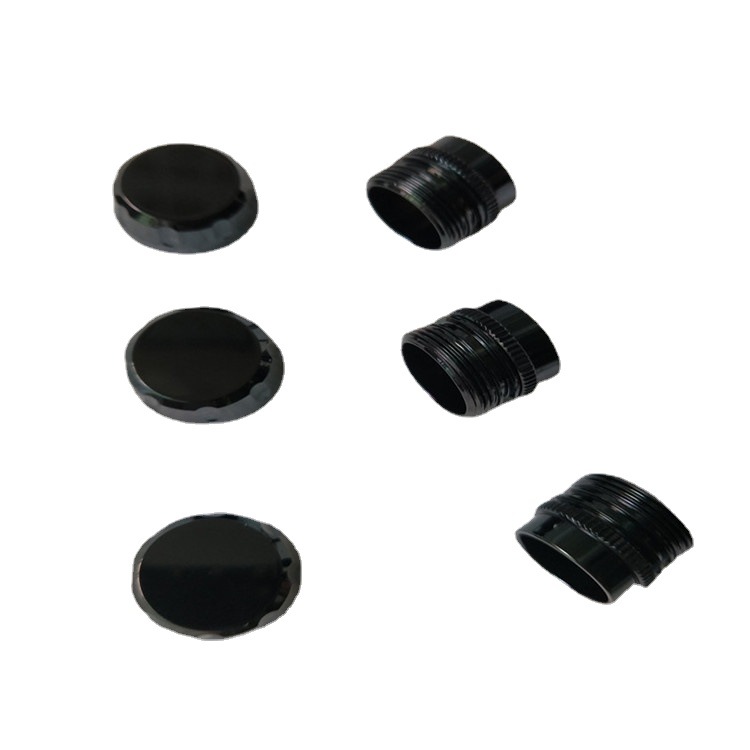 真空镀膜加工 铝合金PVD真空镀IP黑 电子配件真空电镀黑色