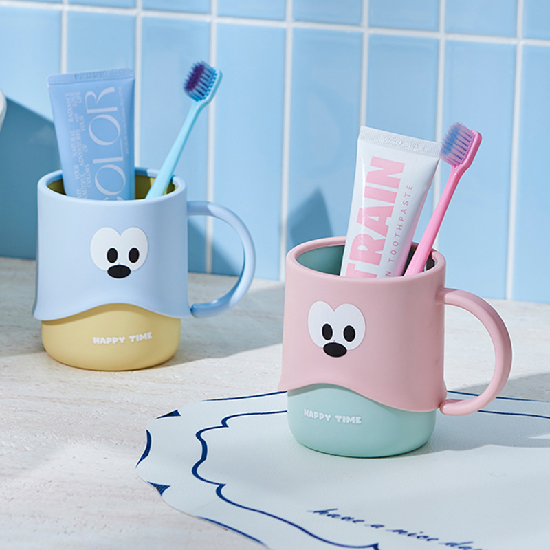 Bicchiere portaspazzolini per bambini design creativo_voghion.com