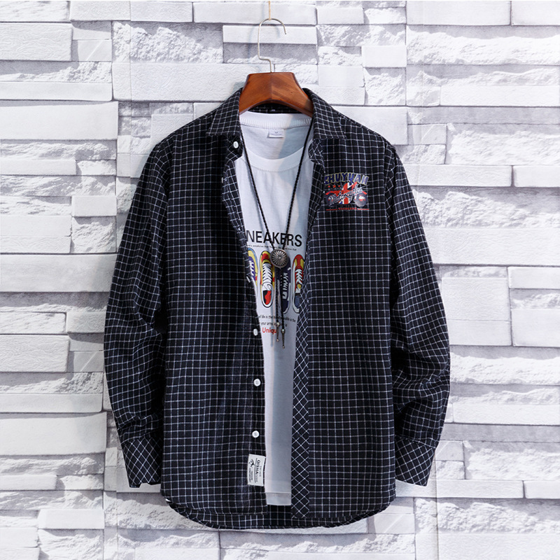 Promotional Men's Autumn Business Casual Long-Sleeve Shirt, Korean Style Slim Fit Men's Shirt, Trendy Versatile Manufacturer Clearance Promotional Men's Autumn Business Casual Long-Sleeve Shirt, Korean Style Slim Fit Men's Shirt, Trendy Versatile Manufacturer Clearance