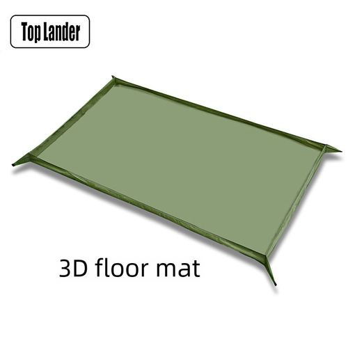 Outdoor tent waterproof mat, bath-tub style, 3D waterproof ground mat, lightweight, anti-insect, anti-sand, camping and beach seat pad