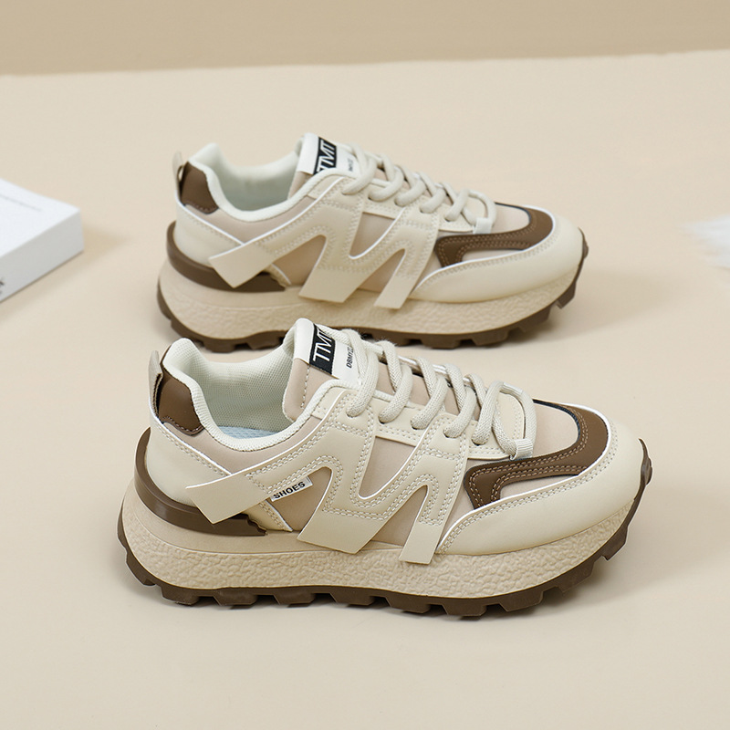 Damenschuhe 2023 Herbst neue Ins koreanische Version Forrest Gump Schuhe Studentinnen Sport Papa dicke Sohlen Freizeitschuhe FCL_voghion.com